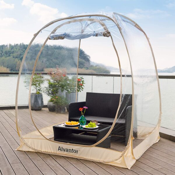 00858CCA-B8EB-2540-935C-E22AC58A24F4.jpg Bubble Tent Pop Up Gazebo. 8-10 Person Igloo Dome Garden Patio Canopy Shelter
