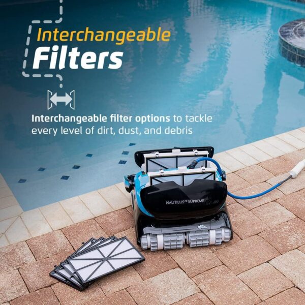 02153BE0-F554-797C-1BBC-47FE957C2900.jpg Dolphin Nautilus CC Plus Wi-Fi Automatic Robotic Pool Vacuum Cleaner. Always Cleaning. Never Charging. with Wall Climbing Scrubber Brush. Ideal for In-Ground Pools up to 50 FT in Length