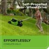 60V 21” Cordless (Self-Propelled) Lawn Mower . 2 x 4.0Ah Batteries and Dual Port Rapid Charger