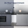 Commercial Under Counter Ice Maker Machine. 80Lbs/Day with 24lbs Ice Storage. Built-in Drain Pump/Automatic Cleaning/Timing Setting/Smart LCD Panel. Ideal for Both Home and Commercial Use