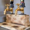 Whiskey wood Dispenser/Handmade Wooden Alcohol Dispenser