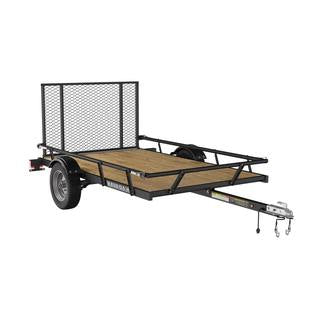 Karavan 5 ft. x 8 ft. Wood Floor Utility Trailer w Sliding Rail System