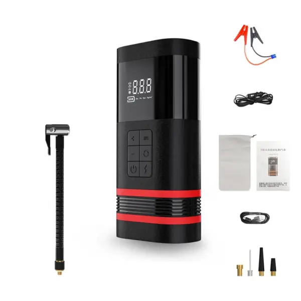0B6B9D49-308C-6AC4-F0E9-7AAAD0499C2C.webp 4 in 1 Car Jump Starter with 150PSI Air Compressor 1000A Battery (Up to 5.0L Gases Engines) 7500mAh Power Bank with