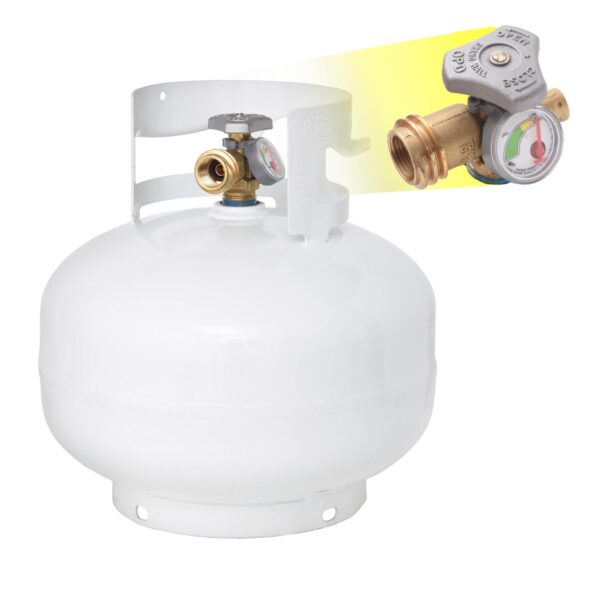 0DD4BA3E-0EB3-2FDE-AC15-8AFC42D04B13 Flame King 11 lb Steel Empty LP Tank with Gauge