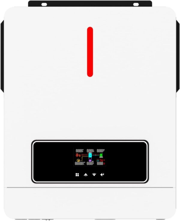 1015D4C6-C8FB-E512-C630-8E0844957D39.jpg Xijia 3600W Hybrid Pure Sine Wave Power Inverter with 120A MPPT Solar Charger .dc 24V to ac 110v 60HZ Solar Converter for Home.Car &Cabin (DC24V(Range20V-30V) 3600VA)
