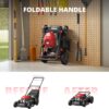 21" Steel Deck Gas Lawn Mower. Heavy-Duty 3-in-1 Push Mower. 144cc 4-Stroke Engine. 6-Position Height Adjustment. Large 1.4 Bushel Grass Catcher. Durable & Efficient for Yard & Garden