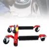 1500lb HYDRAULIC Positioning Car Wheel Dolly Jack Lift Auto Vehicle Moving Hoist