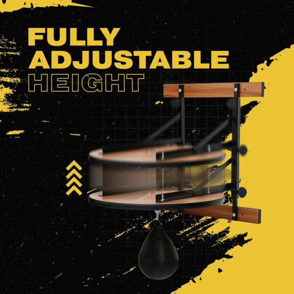 12247F20-FB1B-A7C4-370A-5D35B47C8695.jpg Speed Bag. Speed Bags for Boxing. Speed Bag Platform. Boxing Speed Bag. Speed Bag Boxing. Speedbag. Speed Punching Bag. Speed Bag Mount. Wall Mount Kit. Adjustable Height. Black Swivel Speed Ball