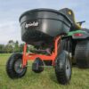 Agri-Fab 45-0604 18" x 48" Tow Behind Poly Lawn Roller 550 lbs Weight with Water. Poly Drum and Steel Frame. with Plug. Designed for Lawn and Garden Tractors