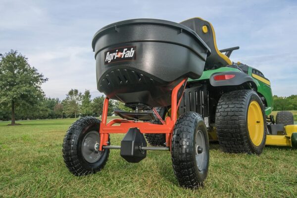 12E0F11C-9162-1834-E34C-2B9EE6207AC1.jpg Agri-Fab 45-0604 18" x 48" Tow Behind Poly Lawn Roller 550 lbs Weight with Water. Poly Drum and Steel Frame. with Plug. Designed for Lawn and Garden Tractors