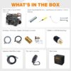 GENMAX 10500 Peak Watt Tri Fuel Open Frame Inverter Generator.with ATS.Quiet Technology.CO Sensor.digital display and 50A.Ideal for Home backup.contruction site and RV Camping (GM10500XiT)