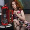Fire Extinguisher "My Cave My Rules" Mini Can Bar Set Personalized Gift For Men