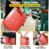 VEVOR Jerry Fuel Can with Flexible Spout System. 5.3 Gallon/20 L
