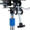 1660 Pounds Hydraulic Car Transmission Jack Vertical Lift with 360° Swivel Wheel Pedal .Blue.33"-70"(0.75Ton)