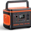 Portable Power Station. 297Wh Backup Lithium Battery Generator with 600W AC Output and 100W Fast Charging. Solar Generator for Outdoors Camping. Travel Emergency. Home Blackout