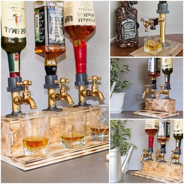 17879cf4f1e5bc52996f57780a1ca2f6.jpg Whiskey wood Dispenser/Handmade Wooden Alcohol Dispenser