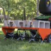 Agri-Fab 45-0604 18" x 48" Tow Behind Poly Lawn Roller 550 lbs Weight with Water. Poly Drum and Steel Frame. with Plug. Designed for Lawn and Garden Tractors