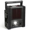 Solar Portable Power Station 2000 Amps Jump Starter. 260 PSI Air Compressor. 12V Car Battery Charger with 400W Inverter Dual AC/DC/USB Output. Emergency Backup Power with Flashlights