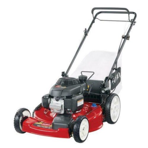 Self-propelled gas mower. 22-inch 170cc OHV engine high-wheel RWD 3-in-1 with height adjustment. oil included