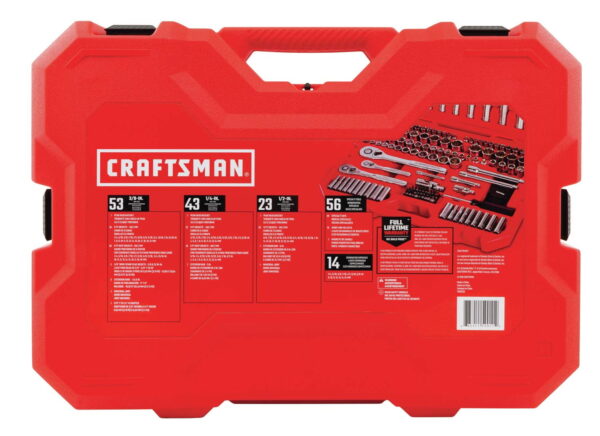 19640D90-7F2C-E653-E997-A58530B50B91.jpg CRAFTSMAN Mechanics Tool Set. SAE/Metric. 189-Piece (CMMT12034)