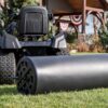Agri-Fab 45-0604 18" x 48" Tow Behind Poly Lawn Roller 550 lbs Weight with Water. Poly Drum and Steel Frame. with Plug. Designed for Lawn and Garden Tractors
