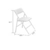 5-Piece Folding Dining Set with Card Table and 4 Fabric Padded Chairs. Tan