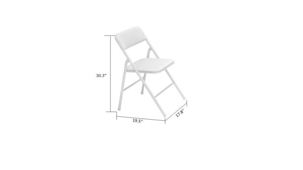 1A7402F9-4B2B-E295-E9A8-D587B740CEB0.jpg 5-Piece Folding Dining Set with Card Table and 4 Fabric Padded Chairs. Tan