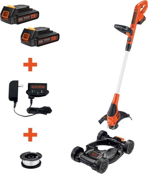 1C288C01-9C52-D44F-A7DC-0EF3803C0365.jpg BLACK+DECKER Combination String Trimmer. Lawn Mower. and Edger. Cordless 3-in-1