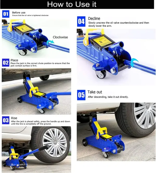 224C5A69-A4E5-3FAB-B59F-598F0DE42867.webp 2T Floor Jack Car Trolley Jack Hydraulic Jack Quick Lift Jack with 2pcs Axle Stands 3 Ton