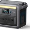 Anker SOLIX C1000 Portable Power Station with 200W Solar Panel. 1800W Solar Generator. 1056wh LFP (LiFePO4) Battery. 6 AC Outlets. Up to 2400W for Home. Power Outages. and Outdoor Camping