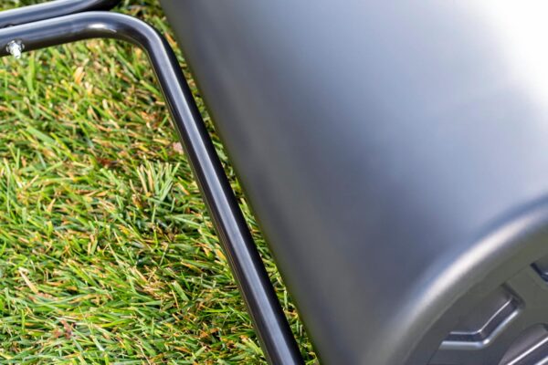 2599A72E-579E-FC6A-8C67-A04789722A39.jpg Agri-Fab 45-0604 18" x 48" Tow Behind Poly Lawn Roller 550 lbs Weight with Water. Poly Drum and Steel Frame. with Plug. Designed for Lawn and Garden Tractors