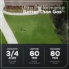 60V 21” Cordless (Self-Propelled) Lawn Mower . 2 x 4.0Ah Batteries and Dual Port Rapid Charger