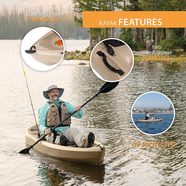 26a2f7b39b6a4a2288e0b95c3d3bff62 Lifetime 90806 Tamarack Angler 100 Fishing Kayak C 2 Pack