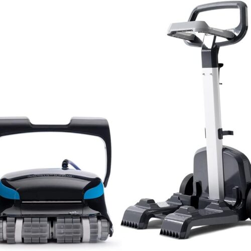 Dolphin Nautilus CC Plus Wi-Fi Automatic Robotic Pool Vacuum Cleaner. Always Cleaning. Never Charging. with Wall Climbing Scrubber Brush. Ideal for In-Ground Pools up to 50 FT in Length