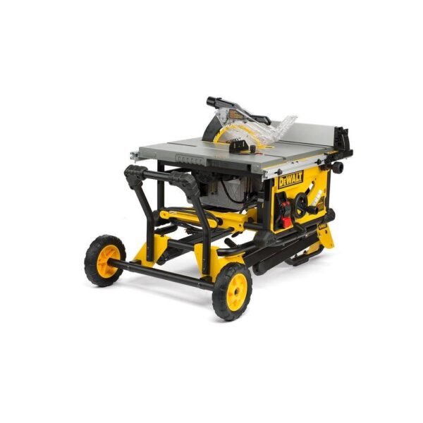 2A81DF62-4080-6F36-67DC-2E333204DB76 DW 15 Amp Corded 10 in. Job Site Table Saw with Rolling Stand DWE7491RS