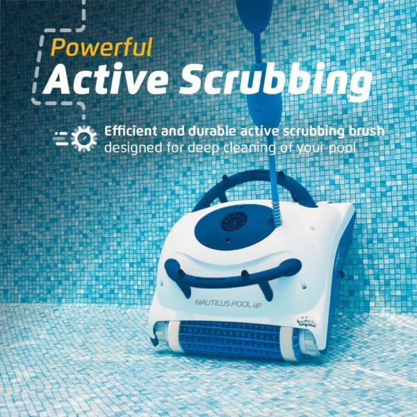 2FB3F743-31B9-D8F5-B1E6-7DF16CA2330F.jpg Dolphin Nautilus CC Plus Wi-Fi Automatic Robotic Pool Vacuum Cleaner. Always Cleaning. Never Charging. with Wall Climbing Scrubber Brush. Ideal for In-Ground Pools up to 50 FT in Length