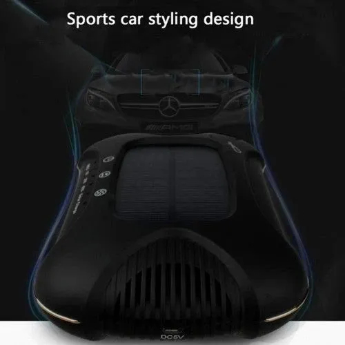 Air Purifier Aroma Diffuser Auto Mist Maker PM 2.5 Eliminator Car Air Purifier with Fresh Air Humidifier USB Air Purifier for Car with HEPA.White