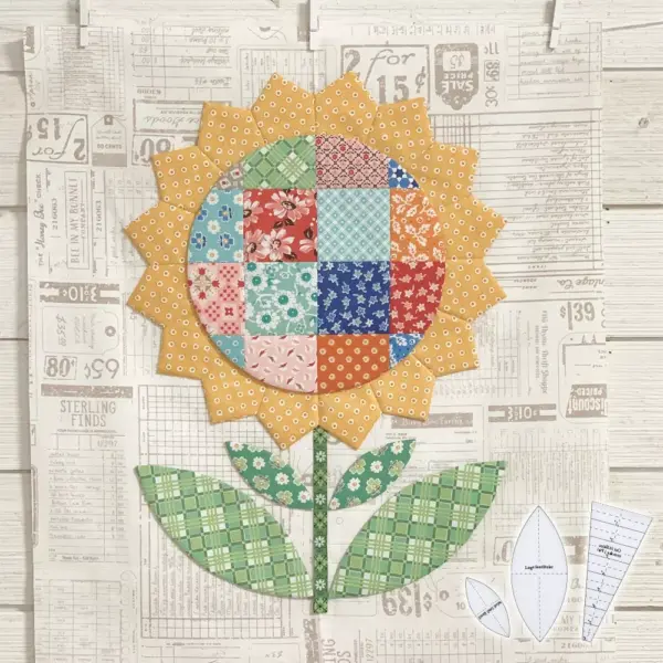 2af8b2125a670ead78ebab6b23c2b795.webp Sunflower Quilt Template Set