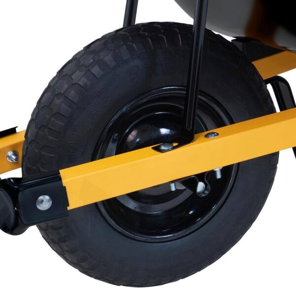 3064E5C8-48CF-9009-2C11-924526D99B5B True Temper R6STFFEC 6 cu. ft. Barrow in a Box Steel Wheelbarrow with Never Flat Tire and Steel Handles