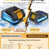 6000mAh Battery Electric Mop M1. 800RPM Cordless Electric Power Scrubber & Mops for Floor Cleaning. Best Automatic Spin Mops with Smart Display.Rotating Mop with LED Light & Water Spray-qimedo