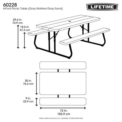 33B9F28F-0532-6C8A-4E08-C5F5DAC748FD.jpg 6-Foot Classic Folding Picnic Table 48