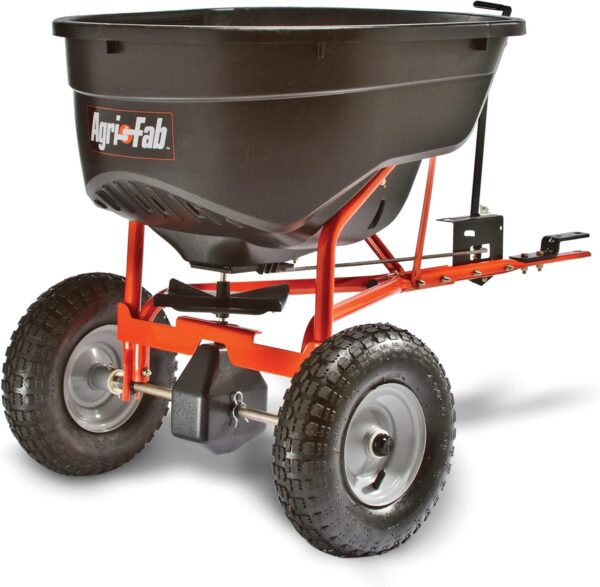 33D90435-D6EC-AFA8-3353-63DF9665EBA4.jpg Agri-Fab 45-0604 18" x 48" Tow Behind Poly Lawn Roller 550 lbs Weight with Water. Poly Drum and Steel Frame. with Plug. Designed for Lawn and Garden Tractors