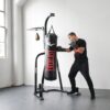 Everlast 2 Station Dual Powder Coated Steel Heavy and Speed Bag Stand (Open Box)