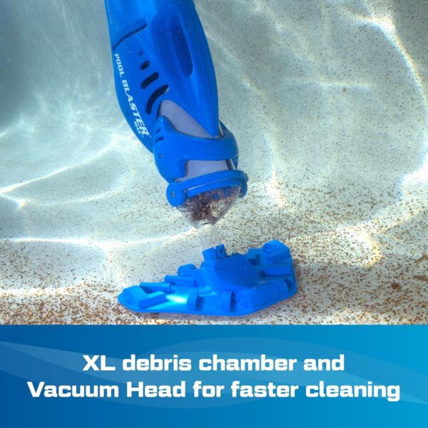 3C90843F-2F26-579D-B3E3-E15A0A4535FE.jpg POOL BLASTER Max Cordless Pool Vacuum for Deep Cleaning & Strong Suction. Handheld Rechargeable Swimming Pool Cleaner for Inground and Above Ground Pools. Hoseless Pool Vac by Water Tech