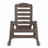 Adams Big Easy Earth Brown Polypropylene Frame Rocking Chair