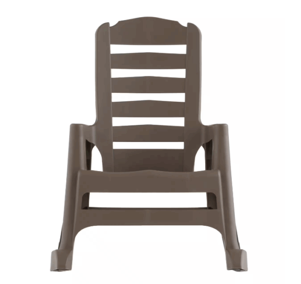 3CBC19BD-9DEF-EACB-27EA-8DAC034ABDF2.png Adams Big Easy Earth Brown Polypropylene Frame Rocking Chair