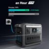 Anker SOLIX C1000 Portable Power Station with 200W Solar Panel. 1800W Solar Generator. 1056wh LFP (LiFePO4) Battery. 6 AC Outlets. Up to 2400W for Home. Power Outages. and Outdoor Camping