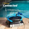 Dolphin Nautilus CC Plus Wi-Fi Automatic Robotic Pool Vacuum Cleaner. Always Cleaning. Never Charging. with Wall Climbing Scrubber Brush. Ideal for In-Ground Pools up to 50 FT in Length