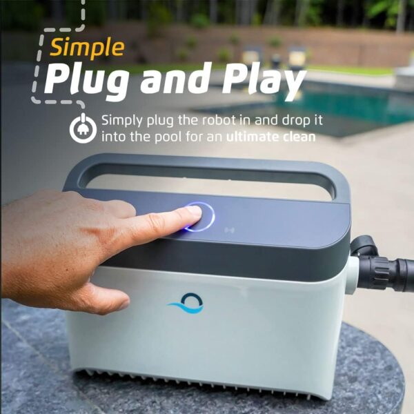 3FC6124C-373E-786A-440F-0C265193CF5C.jpg Dolphin Nautilus CC Plus Wi-Fi Automatic Robotic Pool Vacuum Cleaner. Always Cleaning. Never Charging. with Wall Climbing Scrubber Brush. Ideal for In-Ground Pools up to 50 FT in Length