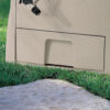 100 ft. Powerwind Auto Power Rewind Hose Reel, Light Taupe
